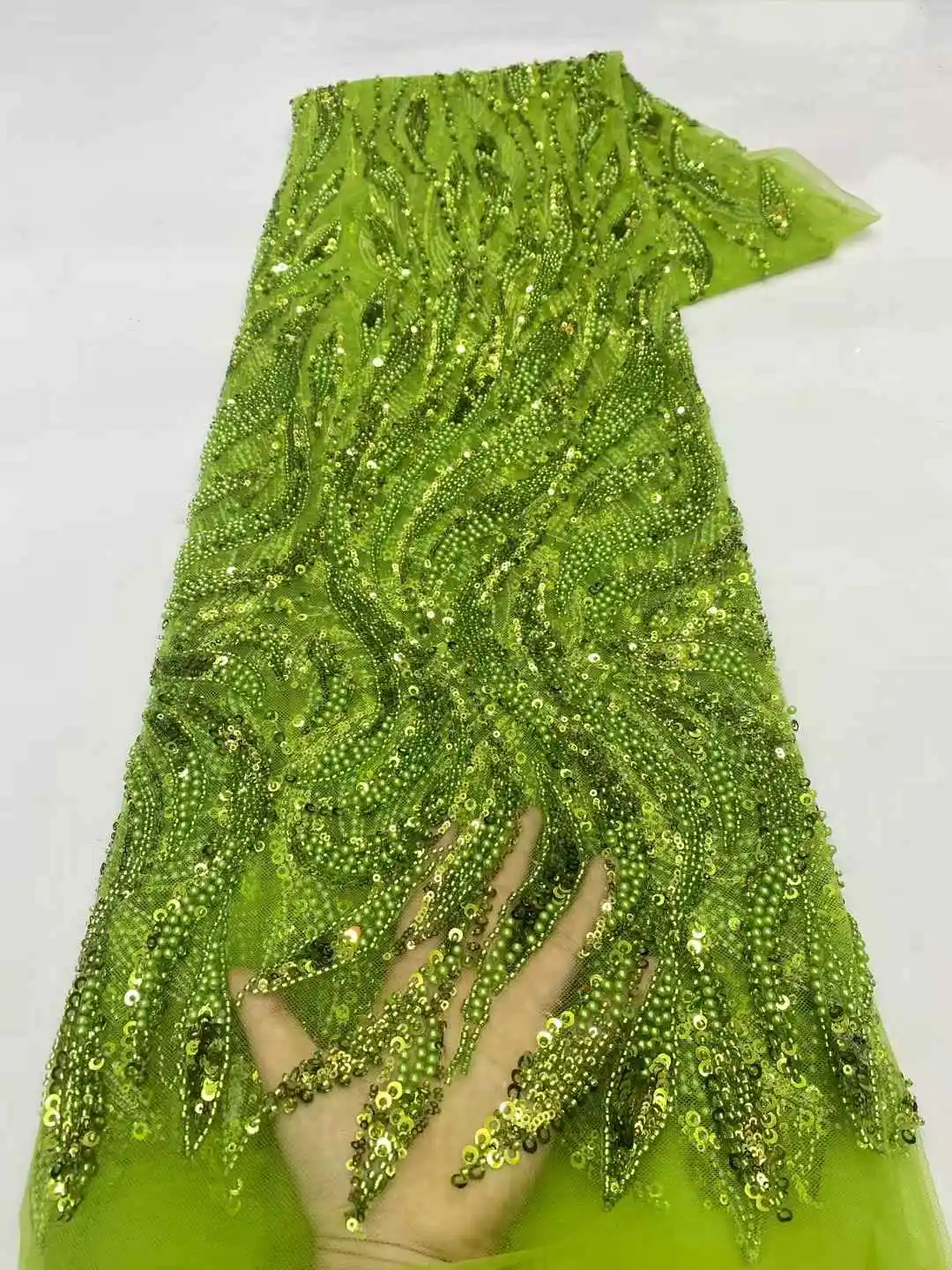 الأحمر الأفريقي شبكة نسيج الدانتيل النيجيري الخرز أقمشة الدانتيل 2025 جودة عالية نيجيريا فساتين الدانتيل للنساء حفل زفاف الخياطة