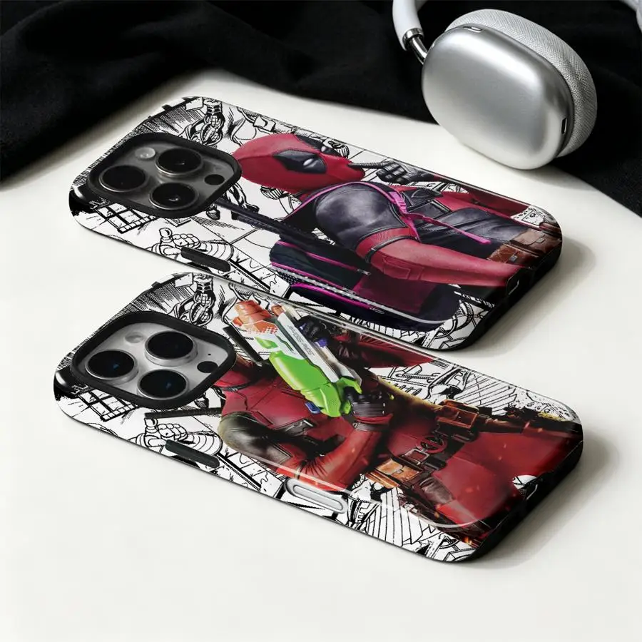 Чехол для телефона Apple iPhone 17 Air 11 16 Pro Max 14 XS XR 13 15 Plus 16e 12, мягкий чехол-накладка Deadpool Love