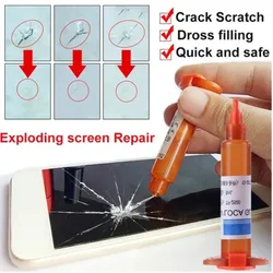 5ML Adhesive UV Glue Optical Clear Screen Repair Super Glue Strong for Lcd Glass Broken Crack  Mobile Phone Touch Screen Repair