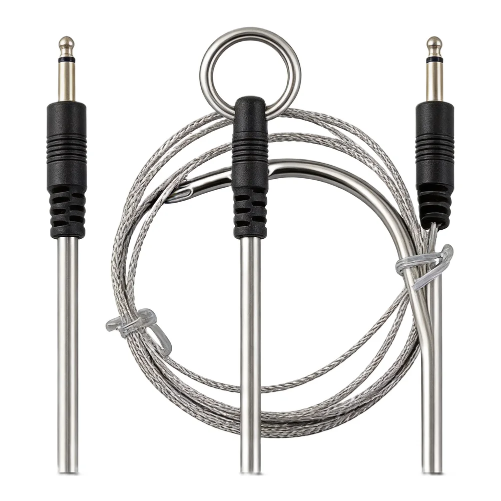Stainless Steel Probe Sensor High Temperature Sensors BBQ Thermometer Probes Temperature Range 0-300 C Compatible With IBBQ-4T