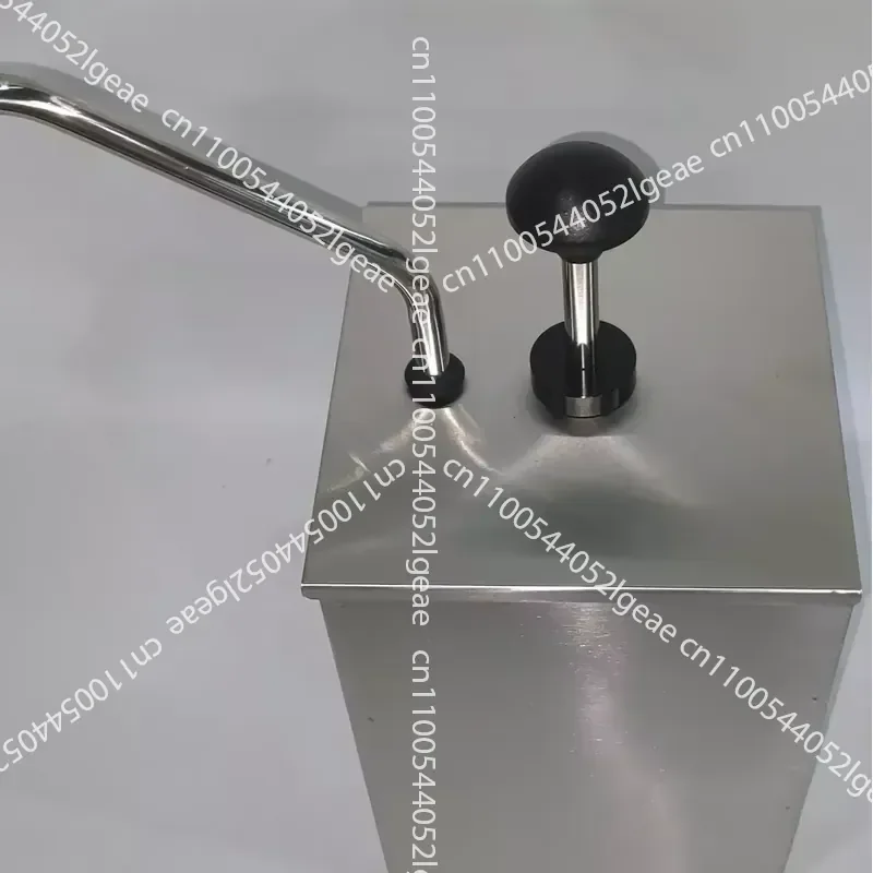Commercial 1 Barrel Stainless Steel Benchtop Press Ketchup Dispenser Multi-Seasoning Pump Sauce Dispenser