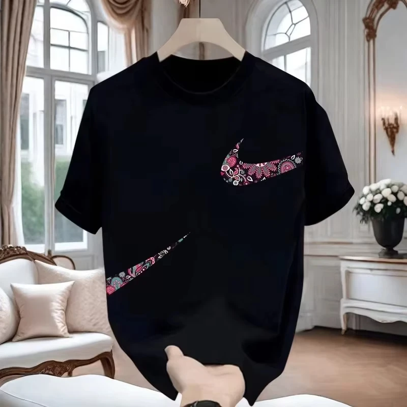 

2026 New Popular Brand Men's and Women's Short Sleeve T-Shirts American Printed Fashion Casual Round Neck Short Sleeve