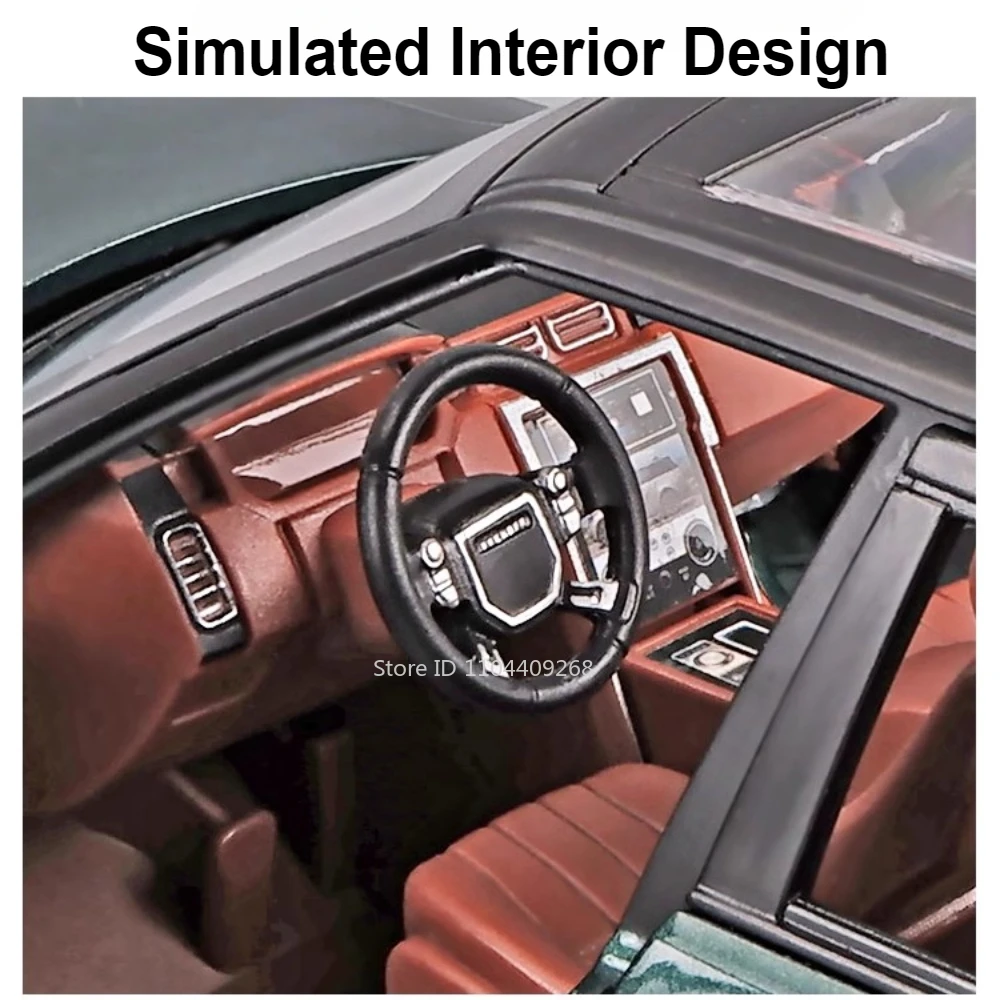 Land Rover Range Rover Defender 6x6, échelle 1:24, modèle de voiture, jouets en alliage moulé sous pression, Absorption des chocs, son et lumière, cadeau pour garçon