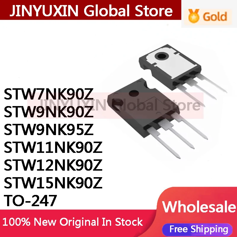 5PCS STW7NK90Z STW15NK90Z STW12NK90Z STW9NK90Z STW9NK95Z STW11NK90Z STW7NK90Z W15NK90Z W12NK90Z W9NK90Z W9NK95Z W11NK90Z W7NK90Z