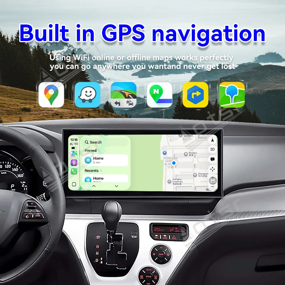 15.6 Inch Qualcomm Car Stereo For Kia Ray 2011-2017, Octa-Core IPS Wireless CarPlay Android 13 GPS Navigation DSP 4G WiFi OEM