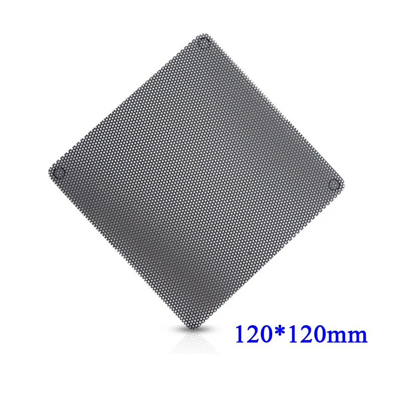 120mm Black white PVC  Fan Dust Filter Computer Case Cooler Dustproof Mesh Cover PC Cooling Accessories 12*12cm