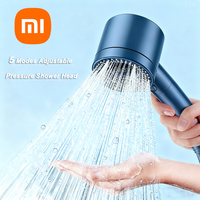Xiaomi 5 Modes Head High Pressure Showerhead Portable Shower Filter Rainfall Faucet Tap Bathroom Bath Home Bathroom Accessories