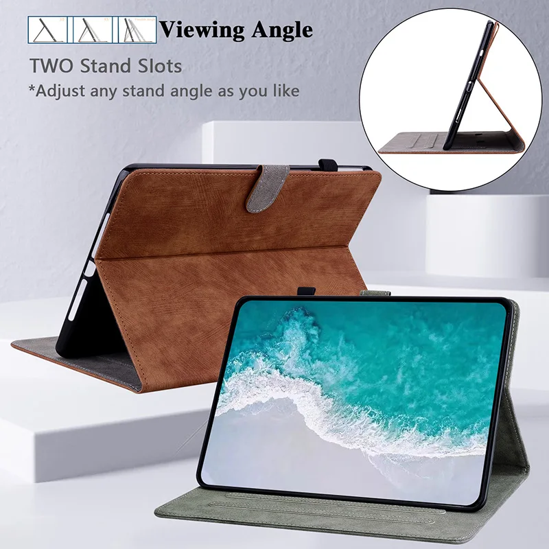 Leather Case For Amazon Fire Max 11 HD 8 2022 Fire 7 2022 Case Kindle Paperwhite 2024 5 Fire HD10 Plus 2023 2021 Tablet Cover
