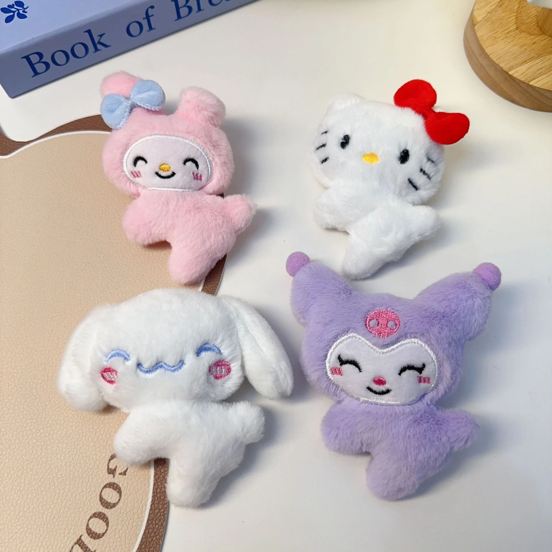 

Miniso мультфильм плюшевый Sanrio милая креативная кукла кукла кулон сумка брошь DIY аксессуары аксессуары