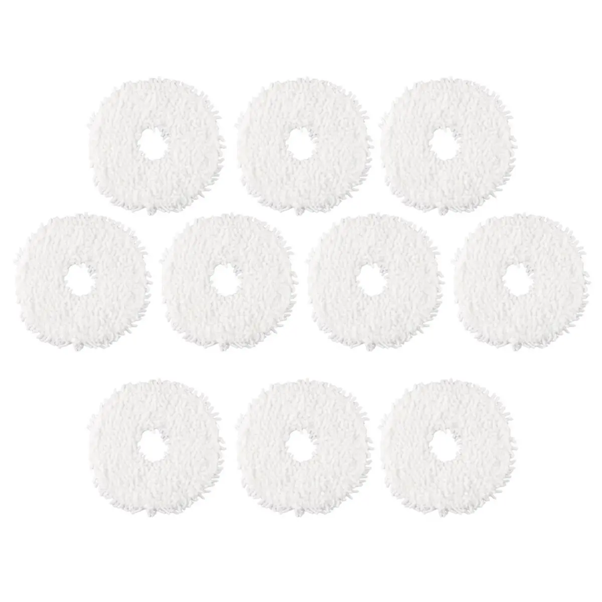 [Online Promotion]10pcs Vacuum Cleaner Soft Microfiber Mop Cloth Kit for J12 for Ultra Robot Vacuum Cleaner Accessories