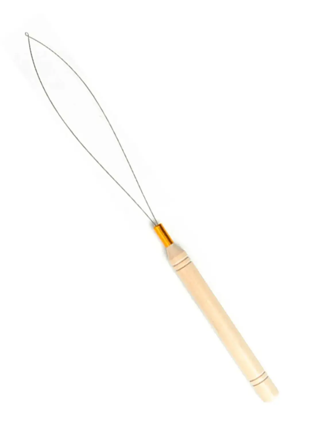 Micro anneaux, outil de boucle, enfileur de boucle, aiguille de traction utilisée avec une pince à cheveux et des perles pour outils d'extension de plumes de cheveux humains