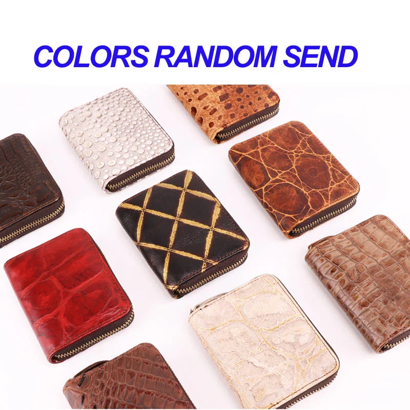 

Genuine Leather Card Holder Rfid Business Cowhide Unisex Credit Card Id Holder Wallet Men Women Coin Purse 2023 New