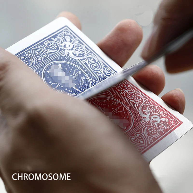 Chromosome Gradual Color Change Card Magic Trick Magia Magie Magicians Props Close Up Illusions Gimmicks + Tutorial