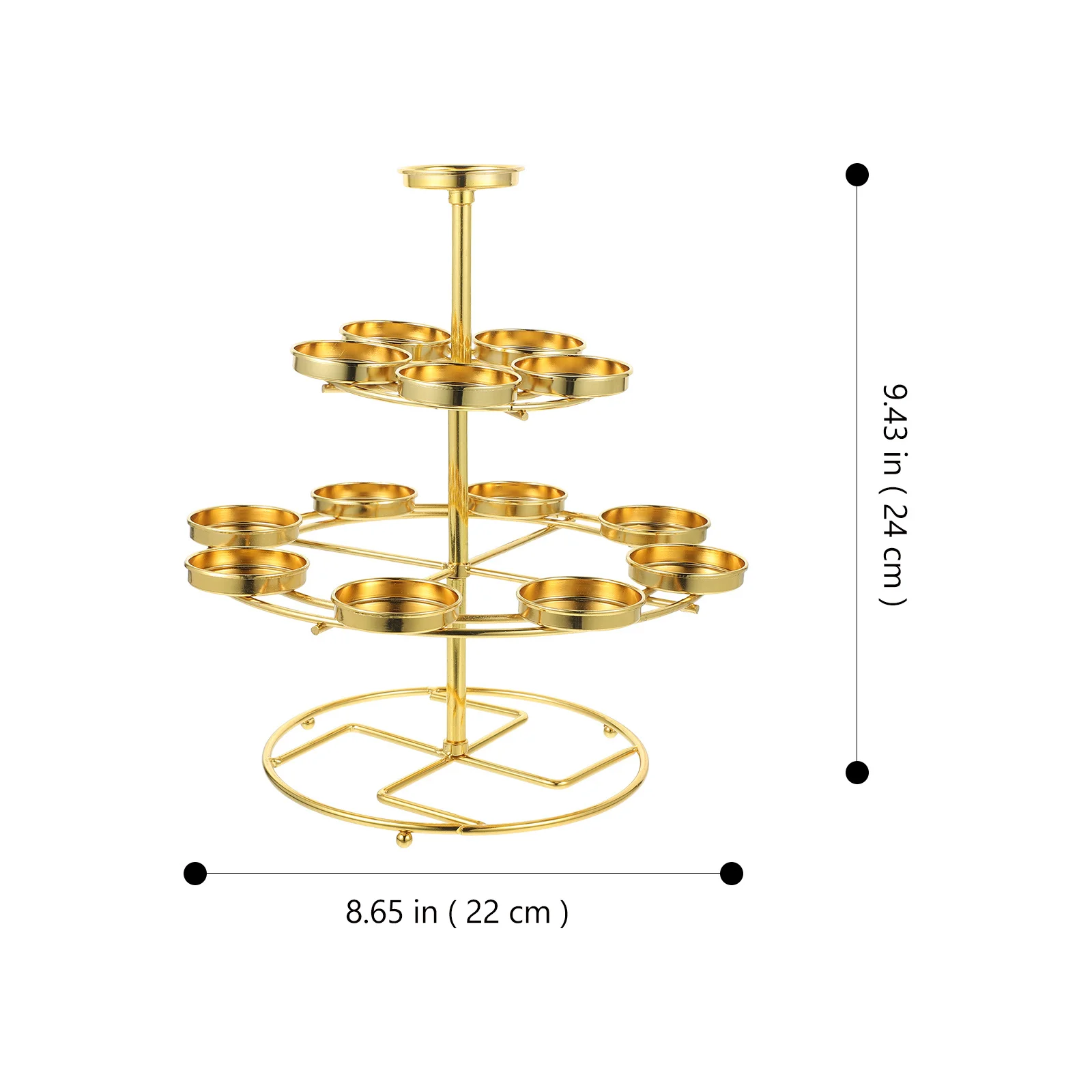 

Lotus Shaped Metal Holder Butter Lamp Stand For Taper Candles Decorative Table Centerpiece Home Wedding Party