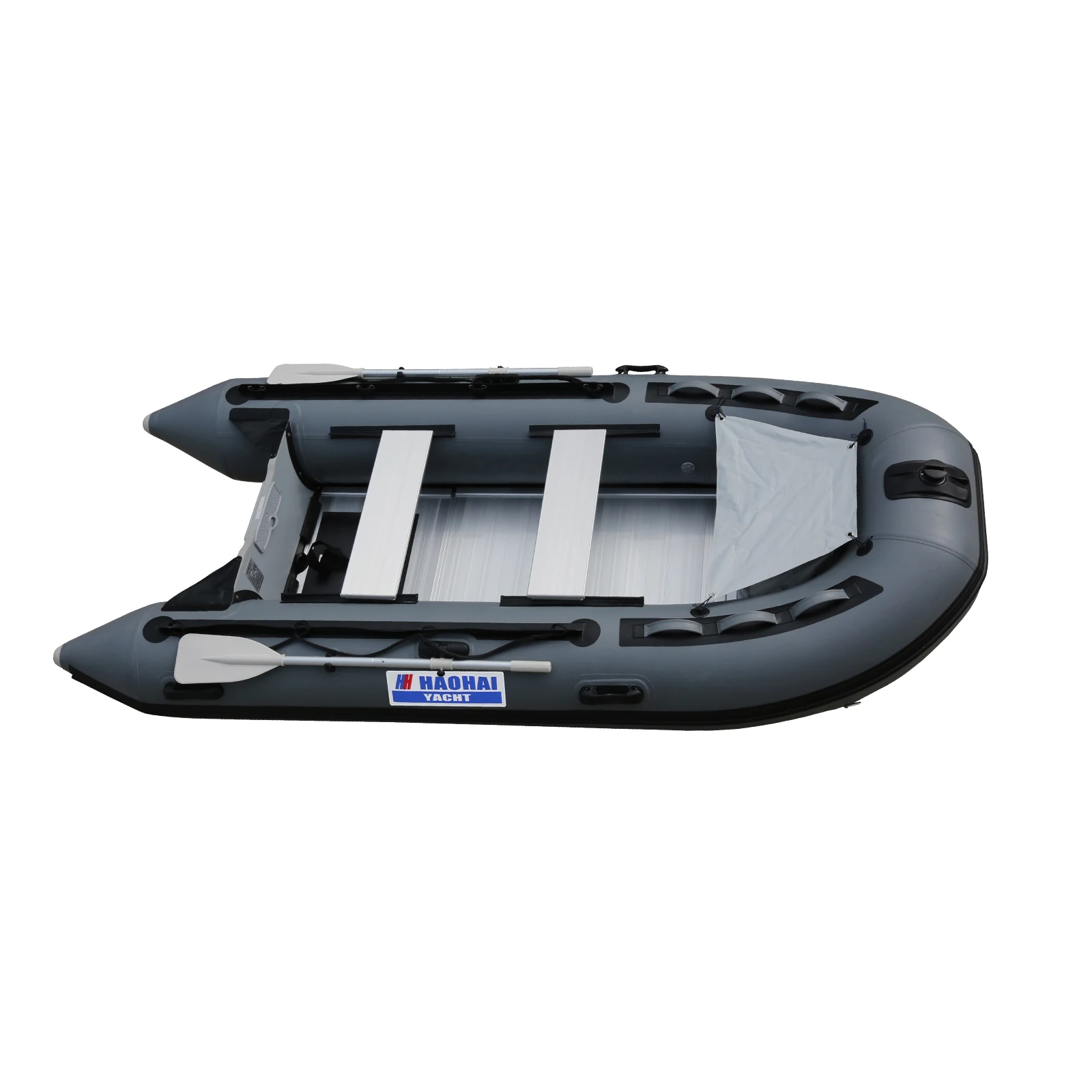 

Qingdao Haohai High-Speed Inflatable PVC Fishing Boat for Water Sports & Drifting Rowing Yacht Design