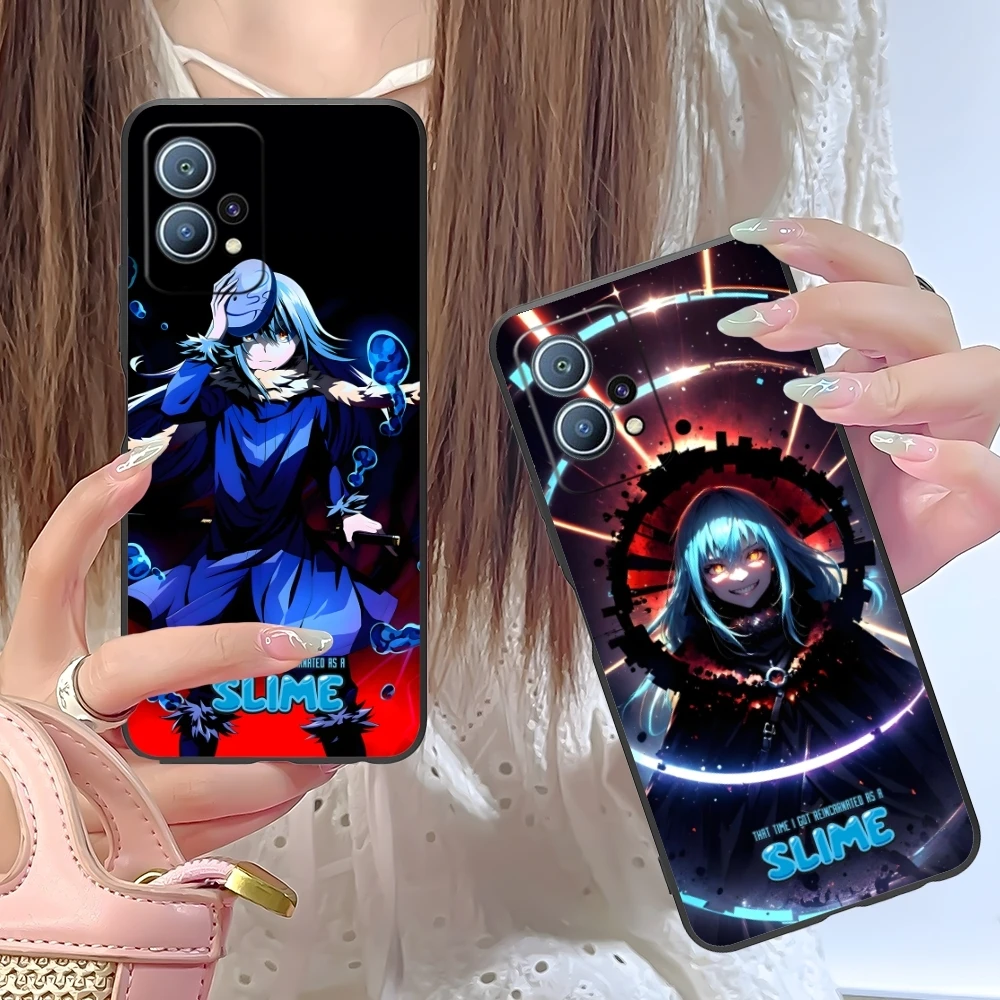 Slime Tensura Rimuru Mobile Phone Case for Huawei P60 P50 P40 P30 P20 P10 P9 P8 Pro Lite Plus Black Soft Phone Cover Shell