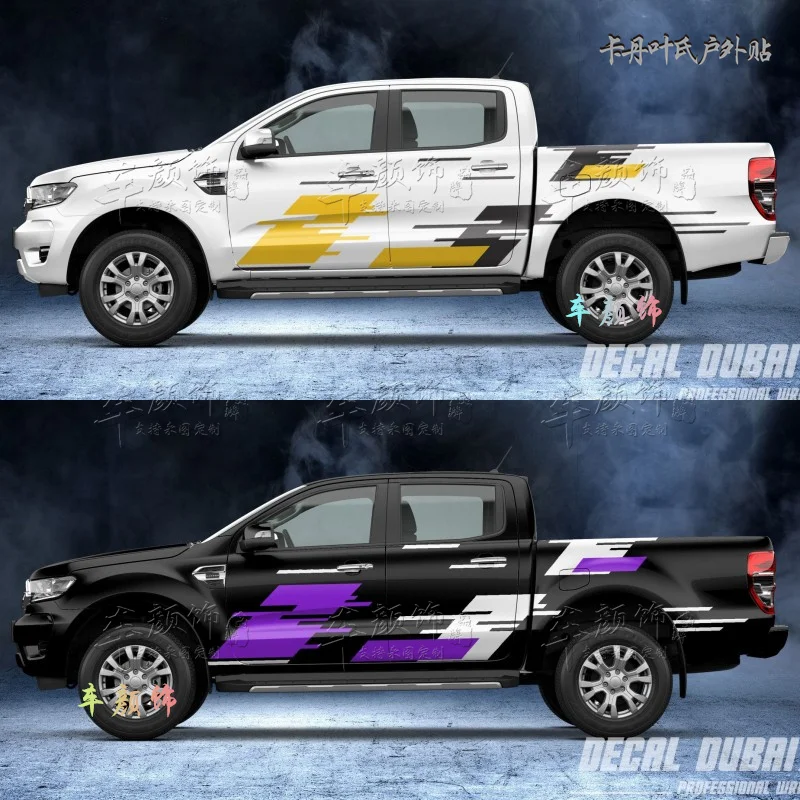 

Car sticker FOR Ford Ranger wildtrack body exterior with fashionable sports decal accessories for F150 decal