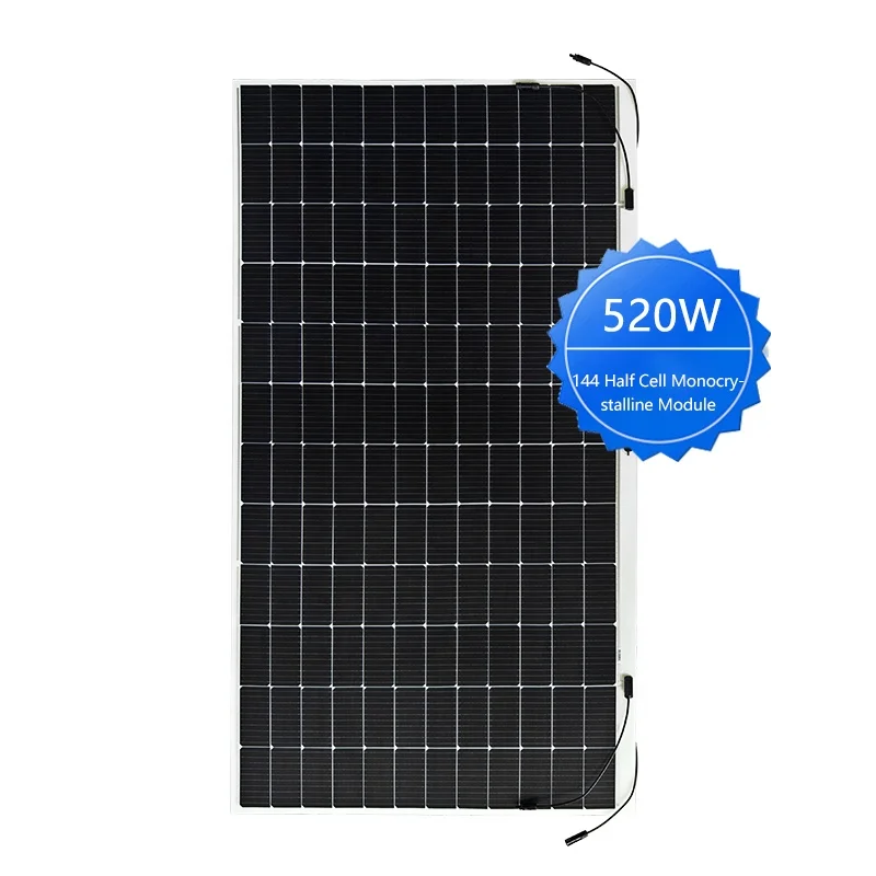 Latest Styles Customized SUNMAN 100W 430W 520W Flexible Solar Panel for Home Using