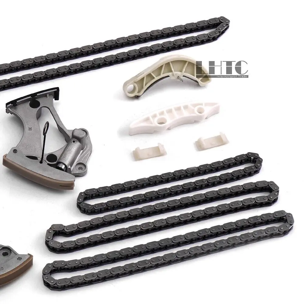 Engine Timing Chain Guides Rails Tensioners Set For Audi S5 A6 A7 A8 Q7 3.0 TFSI V6 DOHC 24V EA837 EVO CREC CTDA 06E109218AH