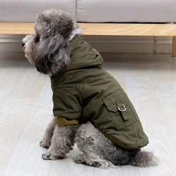 Pet Jacket Dog Clothes Winter Puppy Pet Dog Coat Jacket For Small Medium Dog Thicken Warm Chihuahua Yorkies Hoodies Pet Clothing