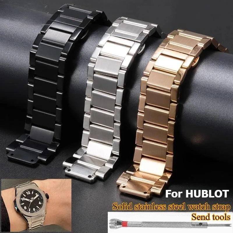 High-quality stainless steel watch strap for Men's HUBLOT CLASSIC FUSION BIG BANG ORIGINAL 20TH ANNIVERSARY 451 watchband