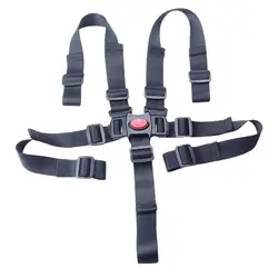 Baby Dining Chair Safe Belt Seat Belt Portable Safe Protection 5 Point Baby Harness Strap for Stroller High Chair Pram Pushchair