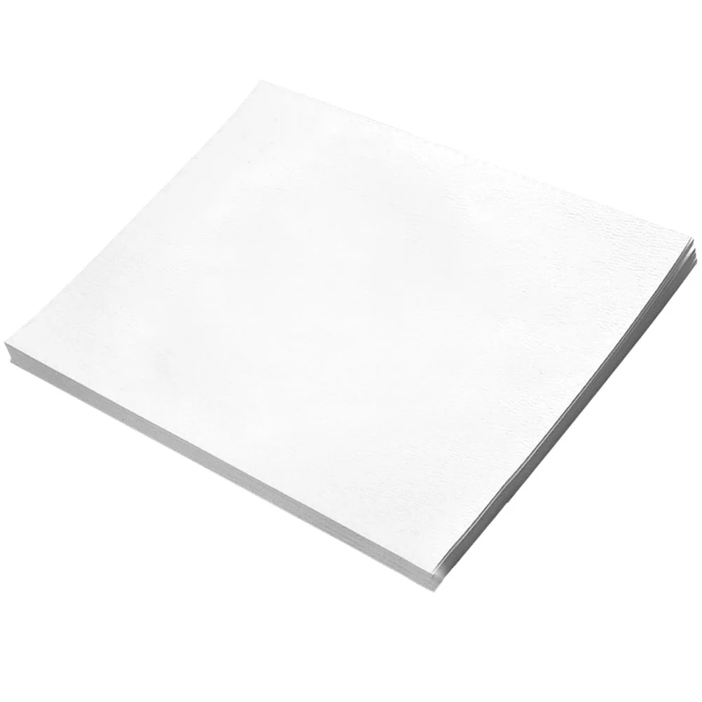 

20 Sheets Watercolour Paper Blank Watercolor Painting Wood Pulp Students Papers Fine Lines White 50% Cotton Multi-use