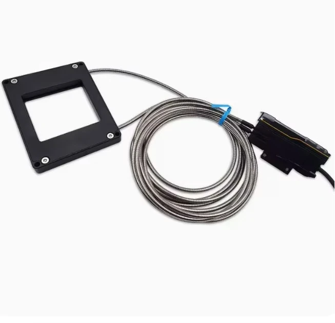 Cross-beam Fiber Photoelectric Sensor 12-24V DC NPN/PNP Output Industrial Optical Fiber Switch