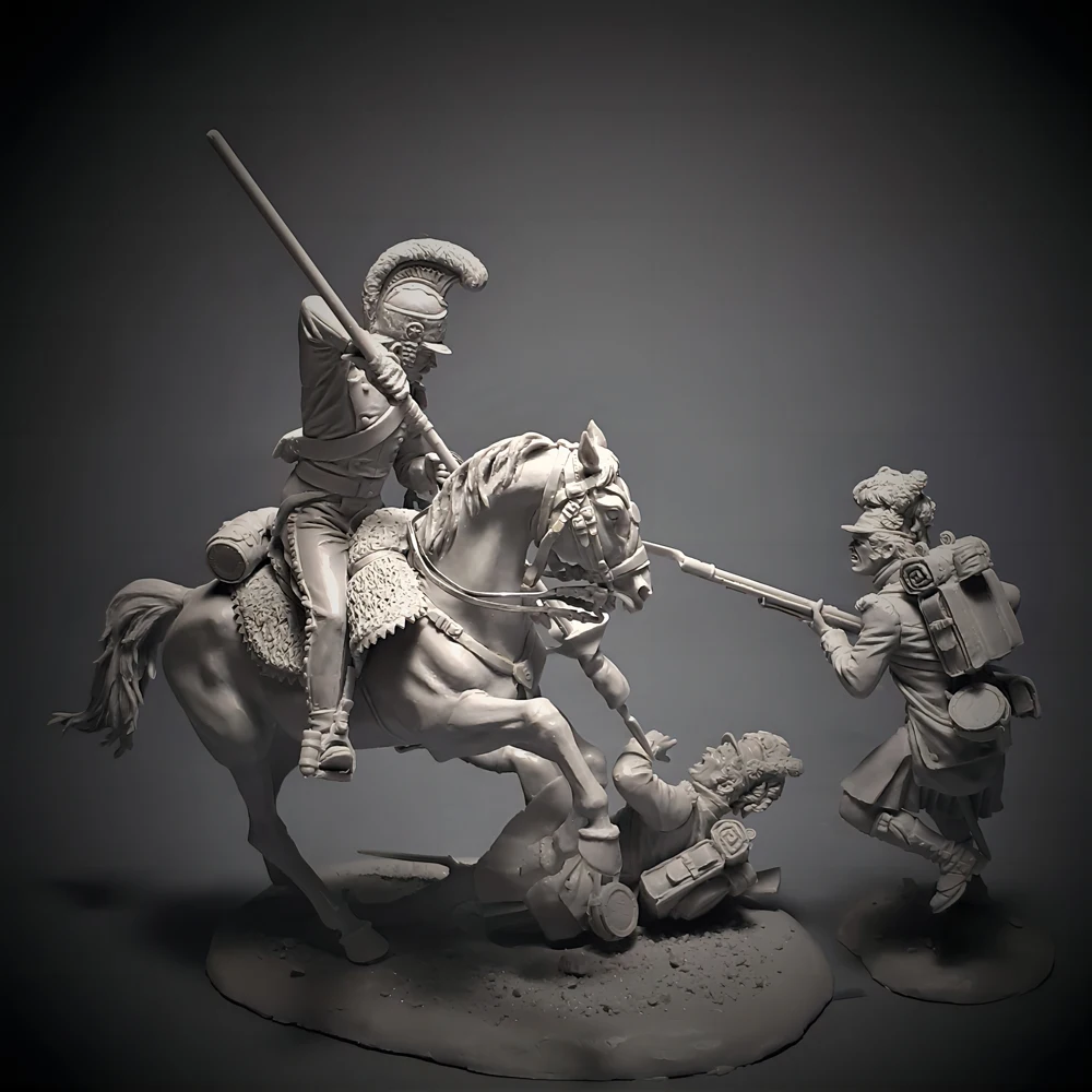 54mm Resin Model Figure Kits GK , Historical themes，Unassembled And Unpainted,395J