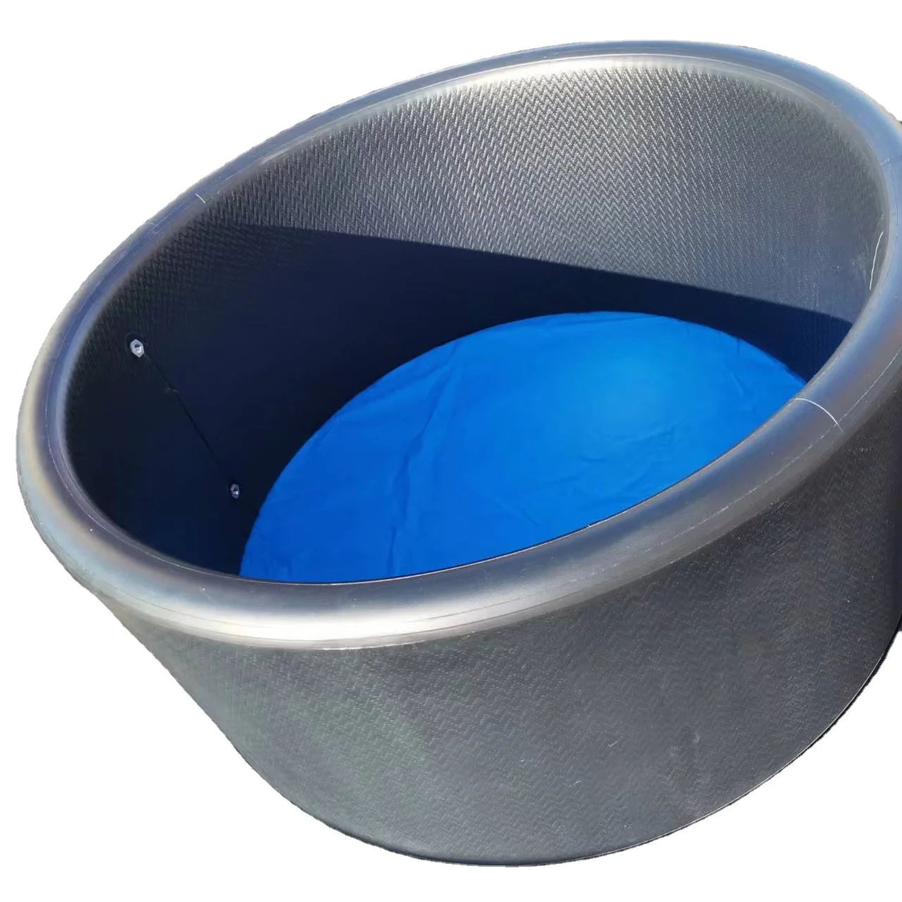 

Round Drop Stitch Hot Tub, Large PVC Inflatable Pool for Adults Party Plunge