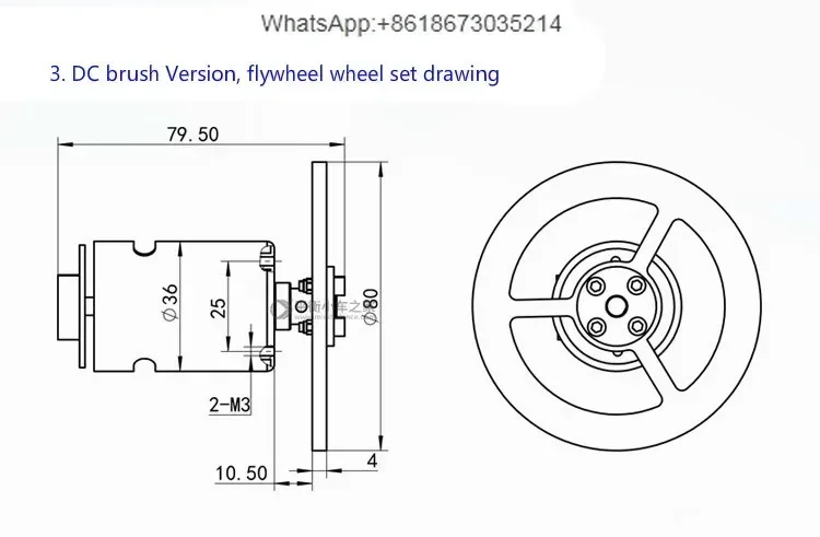 Einzelrad Balancieren Autozubehör Motor Schwungrad Set Modul Ganzmetall Balance Square Cubli