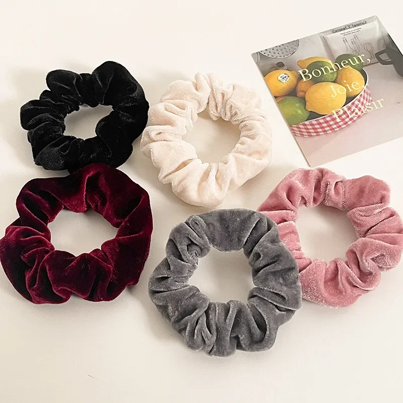 Flannel Hair Band for European and American Style Cross-Border Jewelry Hair Accessories Feminine Versatile Solid Color Fabric