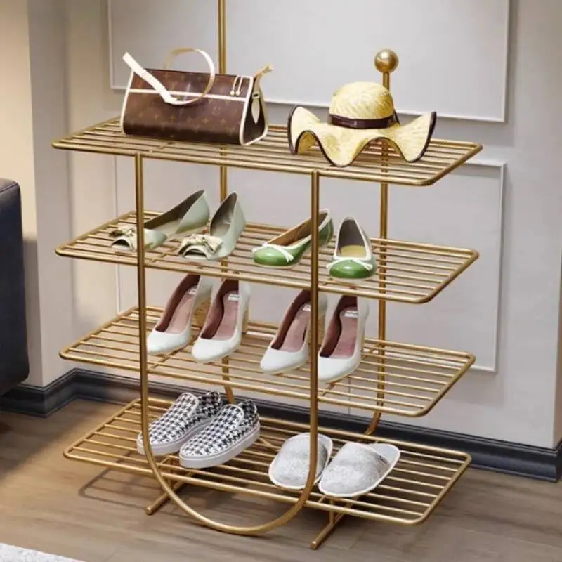 

Waterproof Design Shoe Cabinet Strong Beutiful Metal Storage Shoe Rack Space Saving Display Armario De Zapato Home Furniture