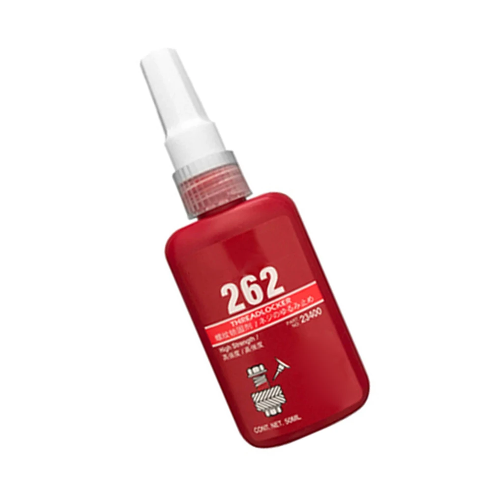 Glue Threadlocker Tool -54~150 1 Pcs 262 50ml High Strength Liquid Ethyl Dimethacrylate Single Component Glue Threadlocker