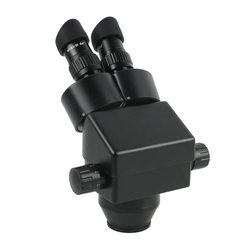 Imagem -05 - Microscópio Binocular Estéreo com Zoom Contínuo 7x45x Suporte de Ajuste de Elevação a1 Braço 56 Luz Led para Reparo de Telefone Industrial