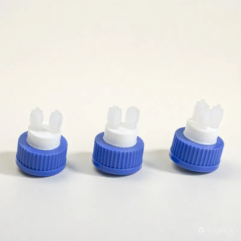 Special Feeding Bottle Cap for Fermentation Tanks GL45 Porous Hole Cap Lab Equipment