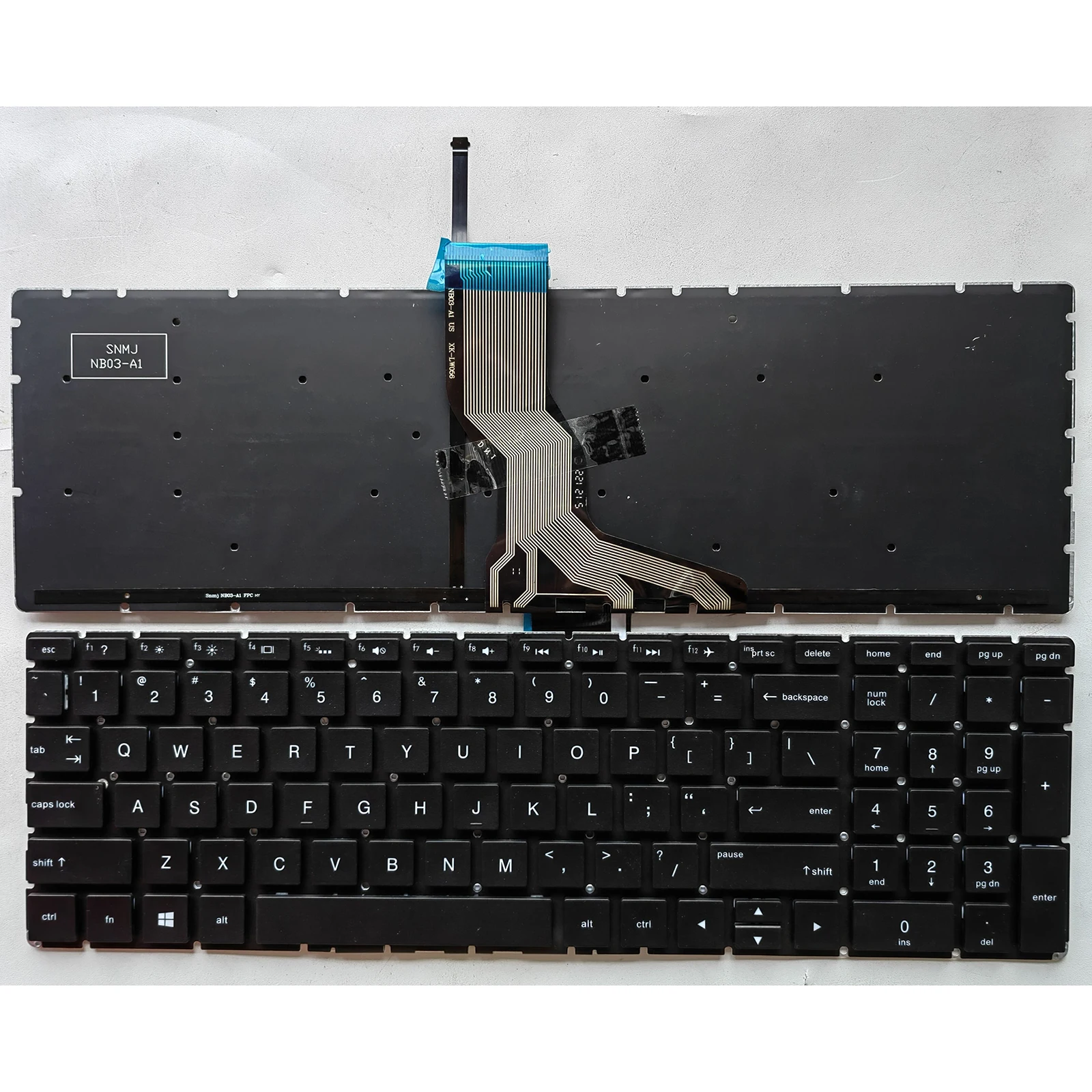 

US for HP TPN-W129 Q201 I113 W126 W127 Q191 Q190 Q192 Q193 laptop keyboard