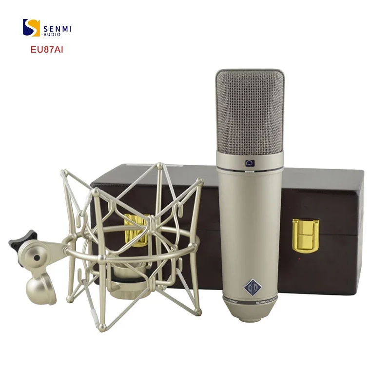 

EU 87AI High Quality Desktop Condenser Microphone XLR Singing Mic Wired Vocal Microphone For Recording