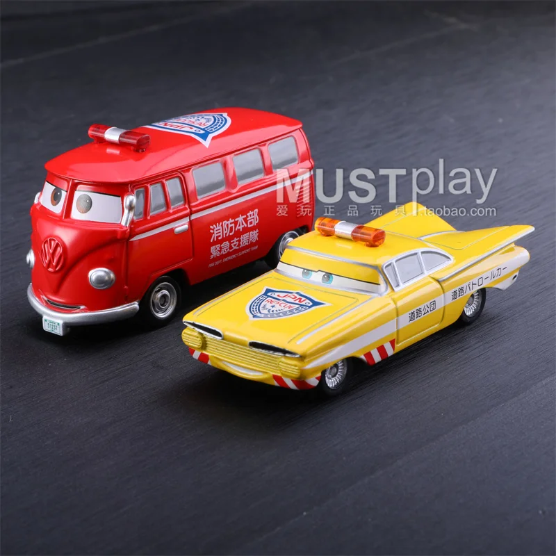 Takara tomy tomica disney carros C-19 fillmore motor de incêndio liga brinquedo motor diecast metal modelo presente