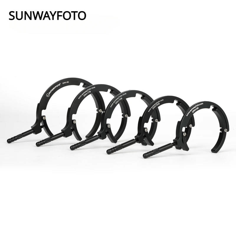 

SUNWAYFOTO Lens Support Tripod Quick Release Plate Telephoto Lens Support Focusing Handle DSLR Lens Support DRH-60/65/70/77/88