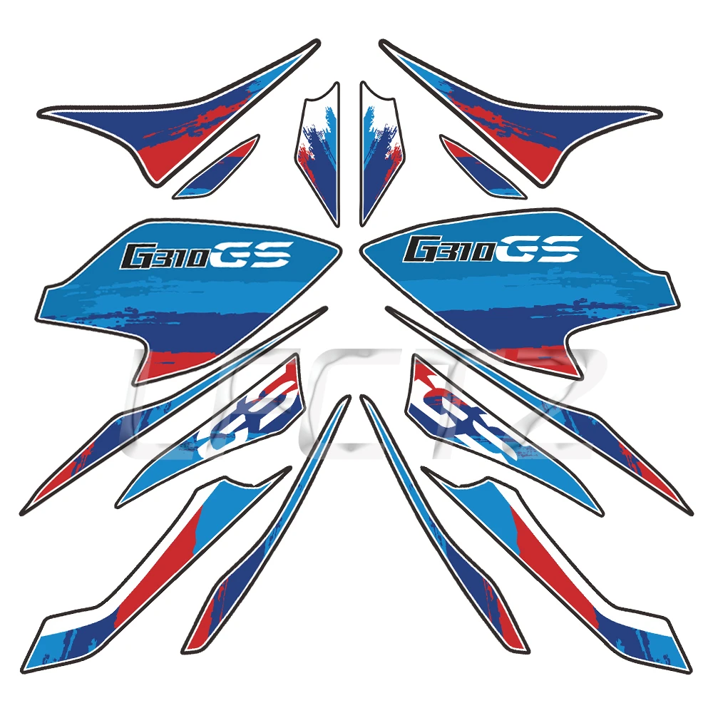 Fit for BMW G 310 GS G310GS G 310GS Motorcycle Body Decoration Decals Kit Full Fairing Protection Sticker