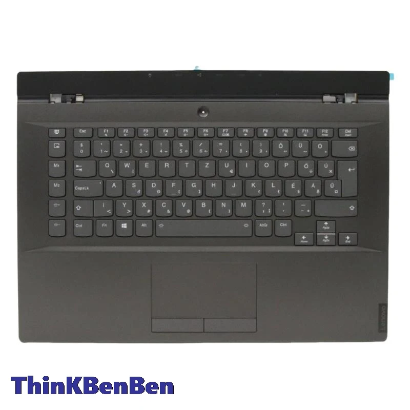 hu espanhol preto teclado case superior capa palmrest shell para lenovo legion y740 15ichg 15irh g 5cb0s16441 01