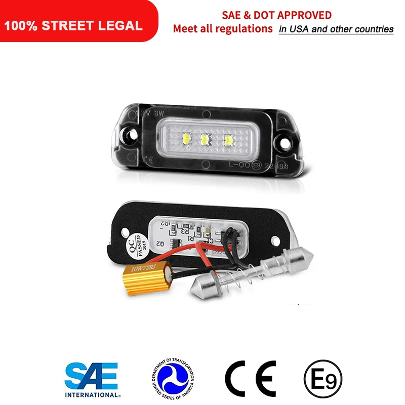 

For Mercedes Benz X164 W164 W251 Auto accessories A2518200166 Car Styling LED License Plate Light Lamp