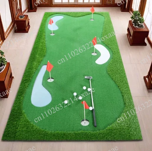 Indoor & Outdoor Golf Green Putting Practice Home Office Putting Simulation Simulation Course Practice Grass Carpet