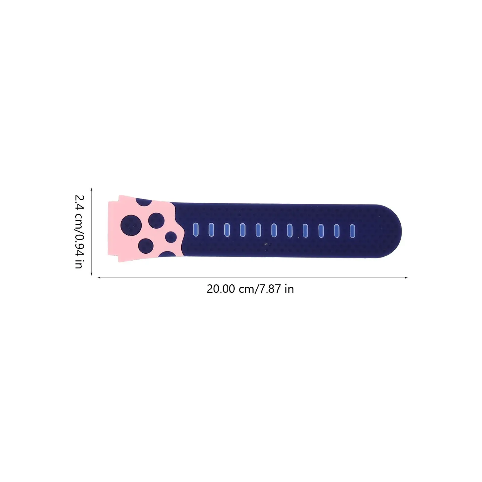Watch Strap Silicone High-Grade Material Simple Installation Adjustable Fit Smartwatch Replacement Band Wristband