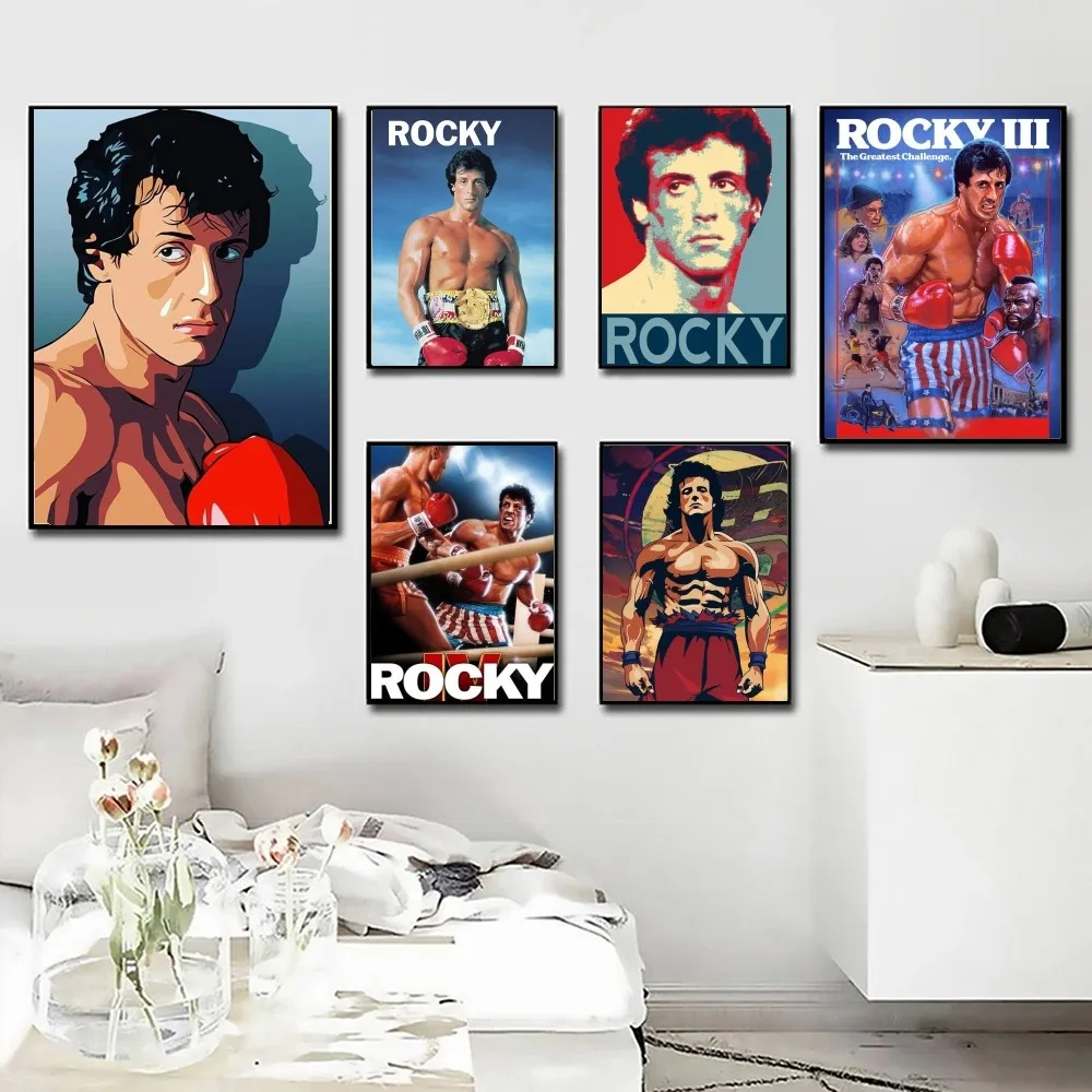 1pc Rocky Balboa Poster Poster Art Print Bar Living Room Furniture Decor