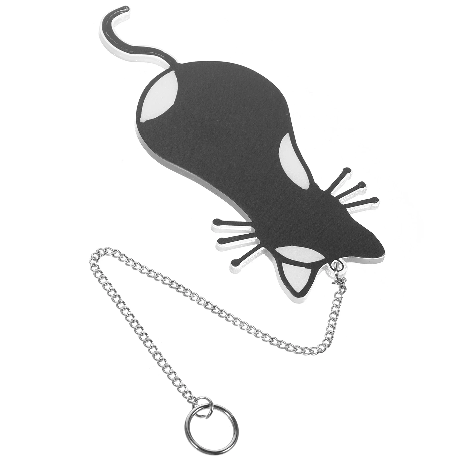 

Colorful Acrylic Pendants Window Decor Suncatcher Hanging Ornament Iron Chain Stained Glass Cat Shape Lightweight