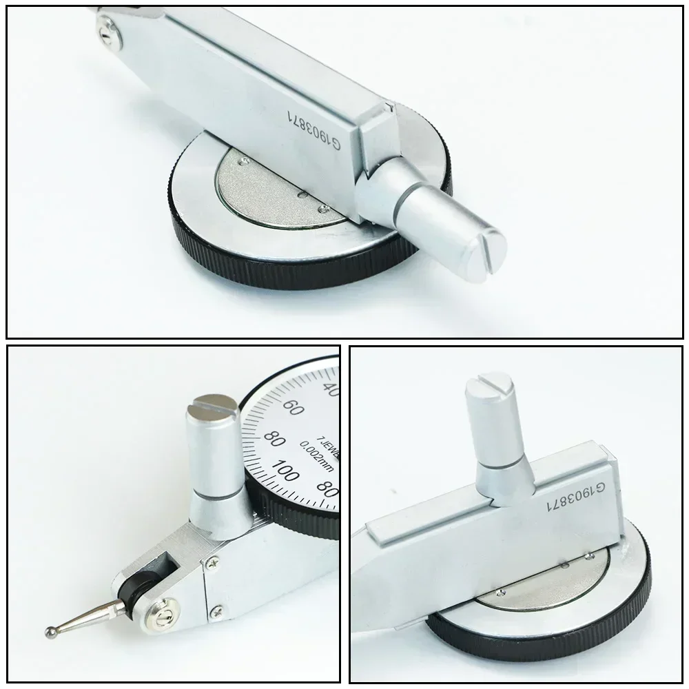 SHAHE 0-0.2 mm 0.002 mm Accurate Dial Gauge Test Indicator Precision Metric With Dovetail Rails Indicator Measuring Tools