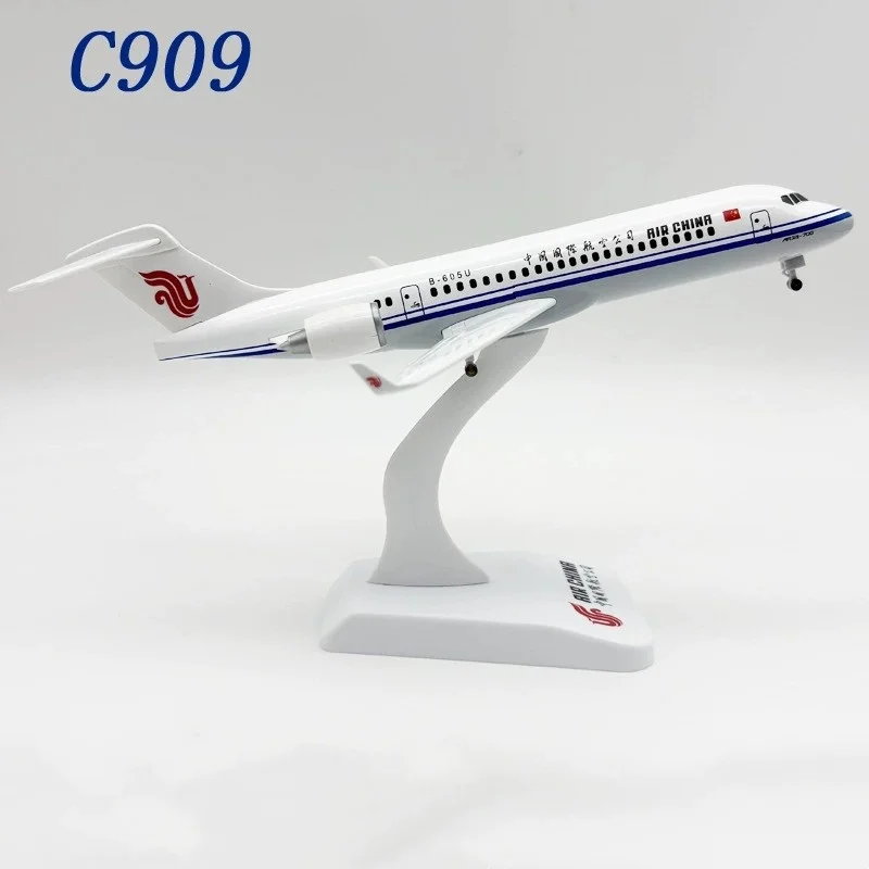 20cm Scale Plane C909 Air China Diecast Airplanes Model Miniature Metal Plane Static Display Collectible With Landing Gear