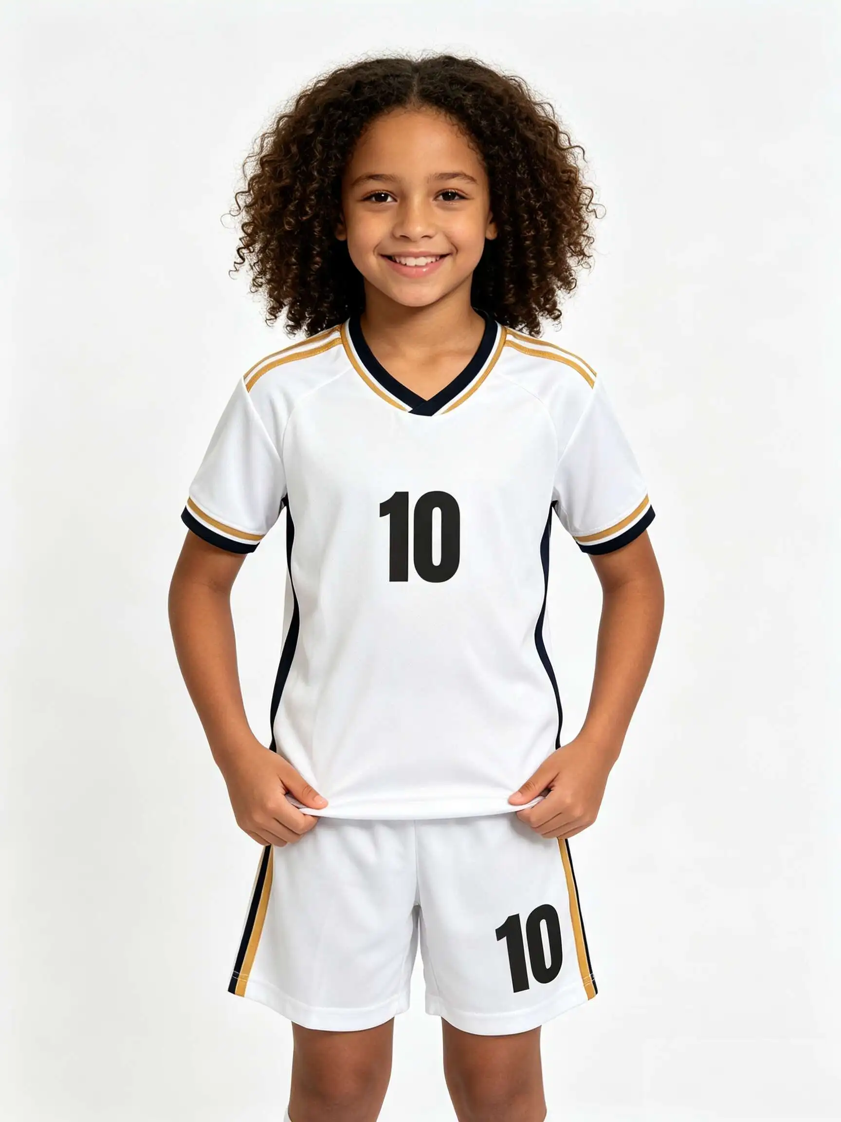 26/27 Unisex Blank Soccer Jersey Set, Kids & Adults Training Uniforms for School Sports, Running & Team Events No. 7 view 6